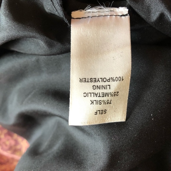 Oleg Cassini Formal Maxi Multi Color Dress - Picture 8 of 11